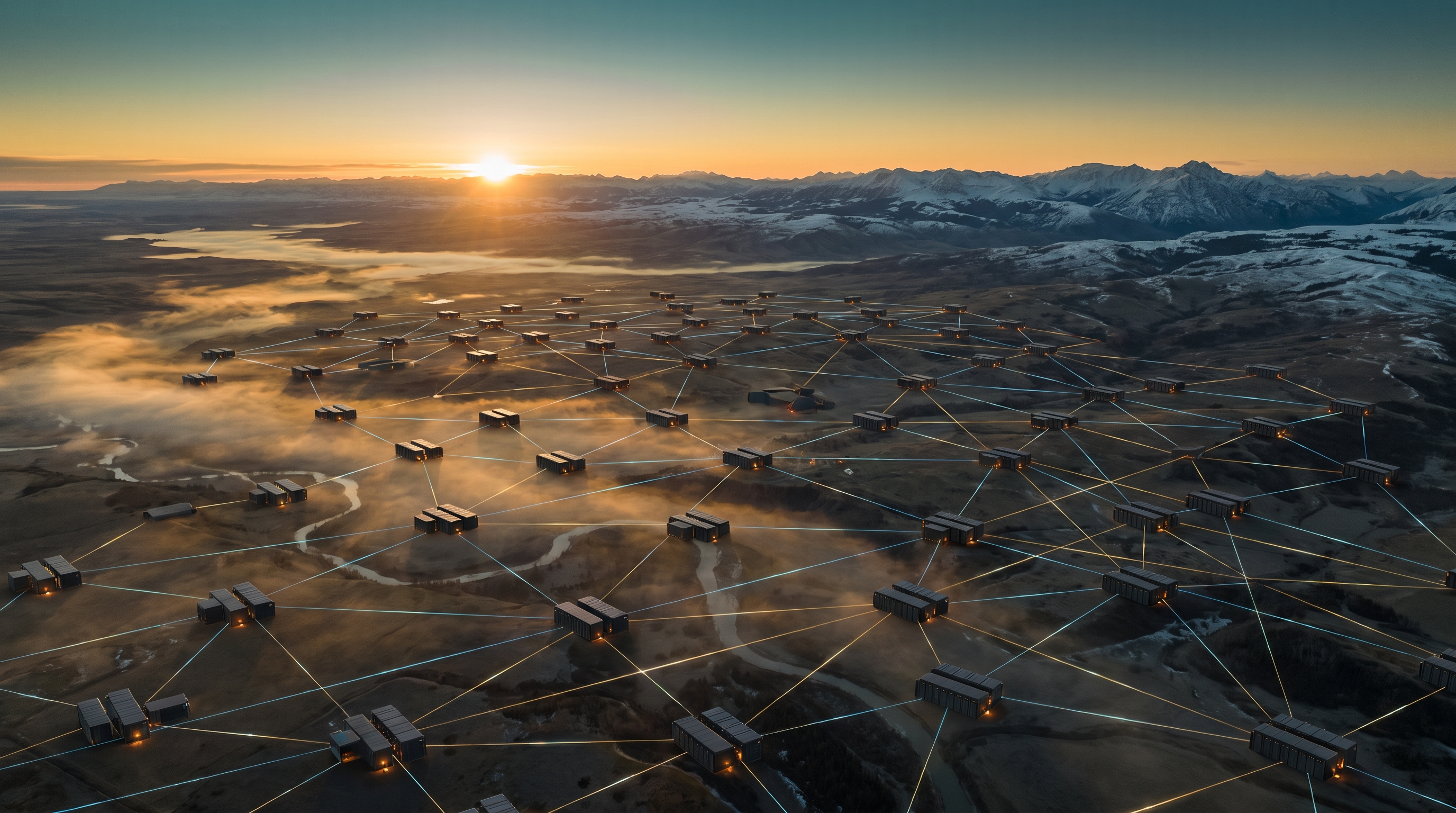 The sovereign grid at dawn